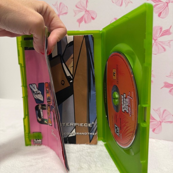 Grand Theft Auto Vice City The Xbox Collection Game Disc Case Manual - Picture 4 of 5